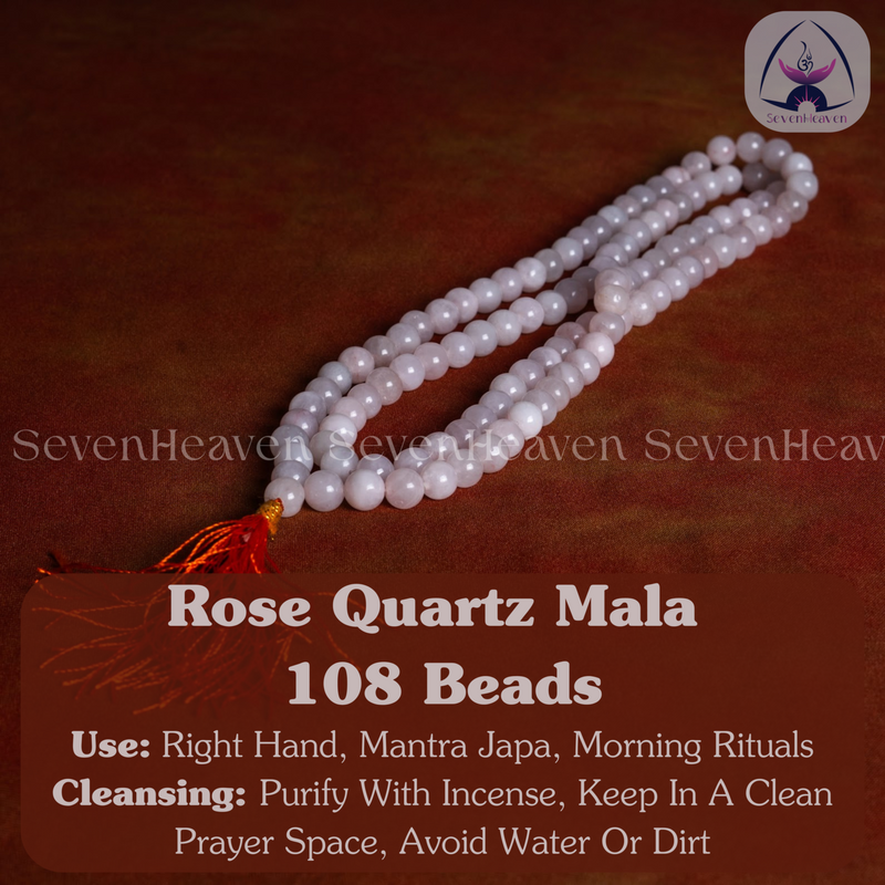 Rose Quartz Mala 108 Beads