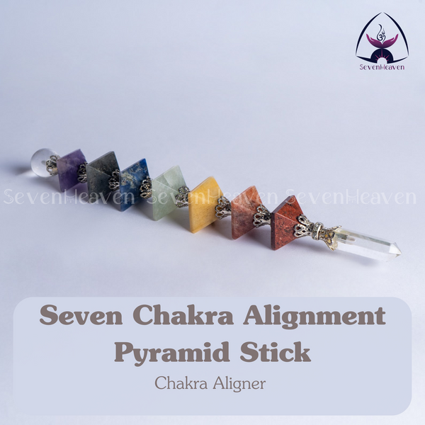 Seven Chakra Alignment Pyramid Stick