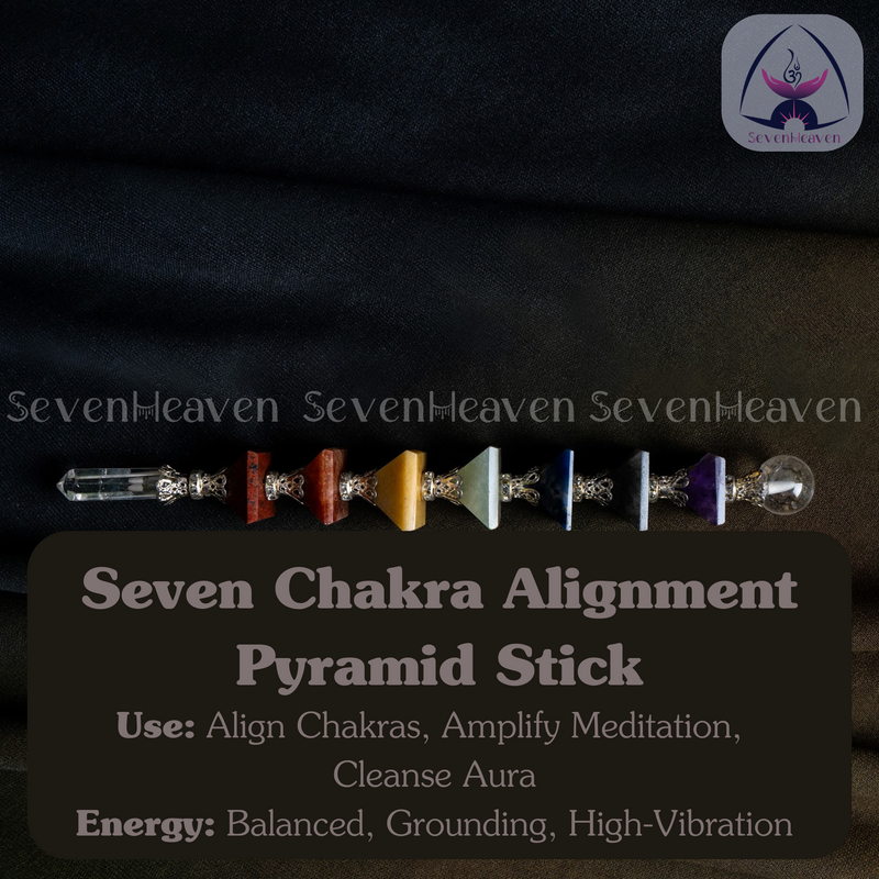 Seven Chakra Alignment Pyramid Stick