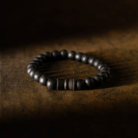 Karungali Bracelet | Natural Black Ebony Wood 8mm Bead Bracelet | Sacred Protection Focus Meditation & Positive Energy Jewellery