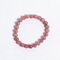 Madagascar Rose Quartz Bracelet | Natural Pink Crystal Bracelet for Love & Healing