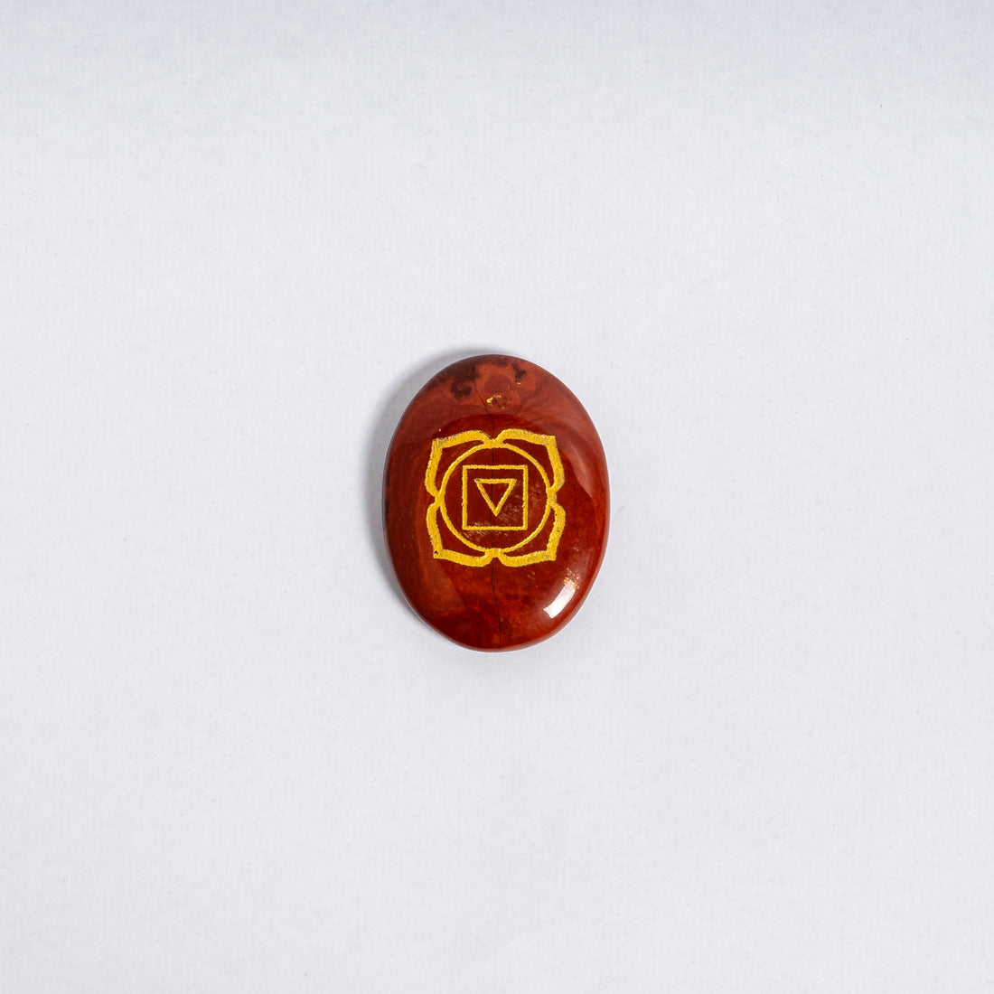7 Chakra Gemstone Coin Set | Engraved Chakra Healing Stones for Meditation & Spiritual Practice