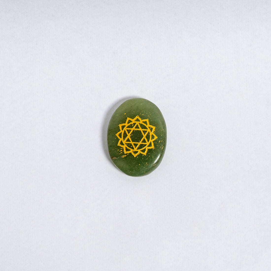 7 Chakra Gemstone Coin Set | Engraved Chakra Healing Stones for Meditation & Spiritual Practice