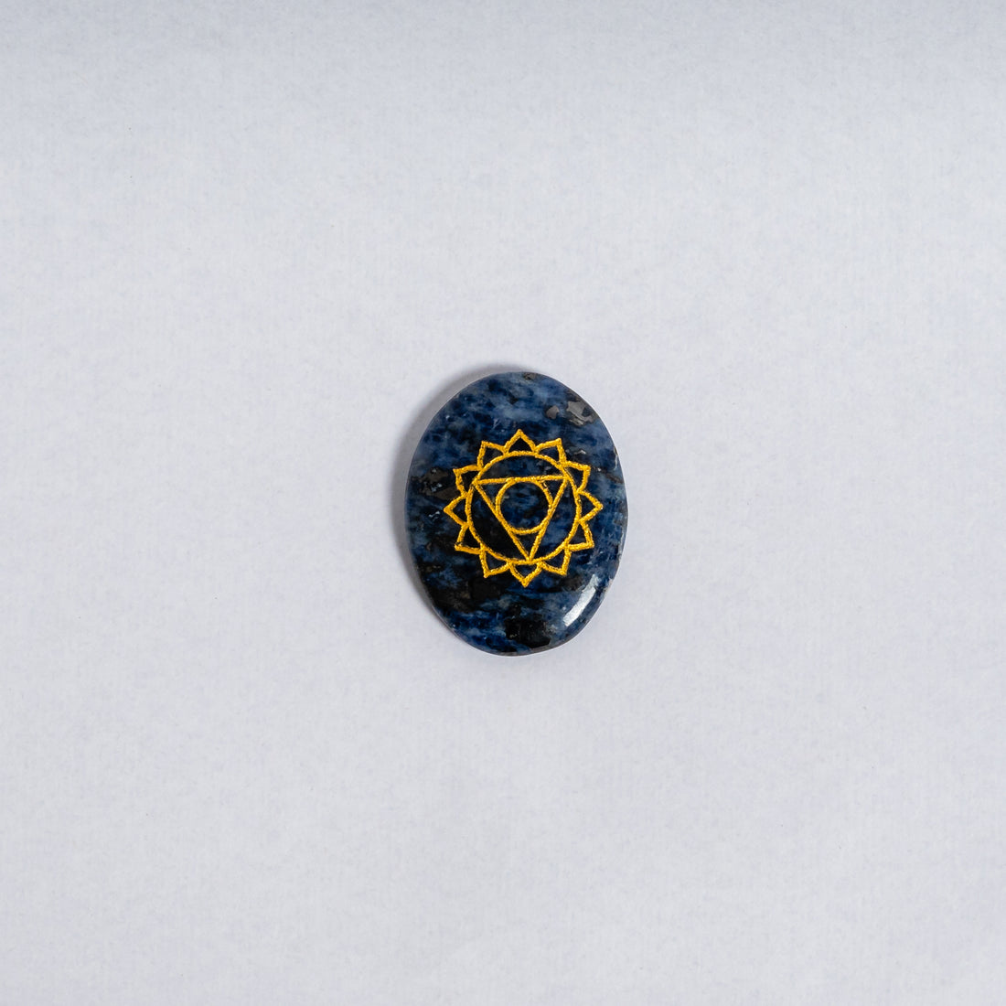 7 Chakra Gemstone Coin Set | Engraved Chakra Healing Stones for Meditation & Spiritual Practice