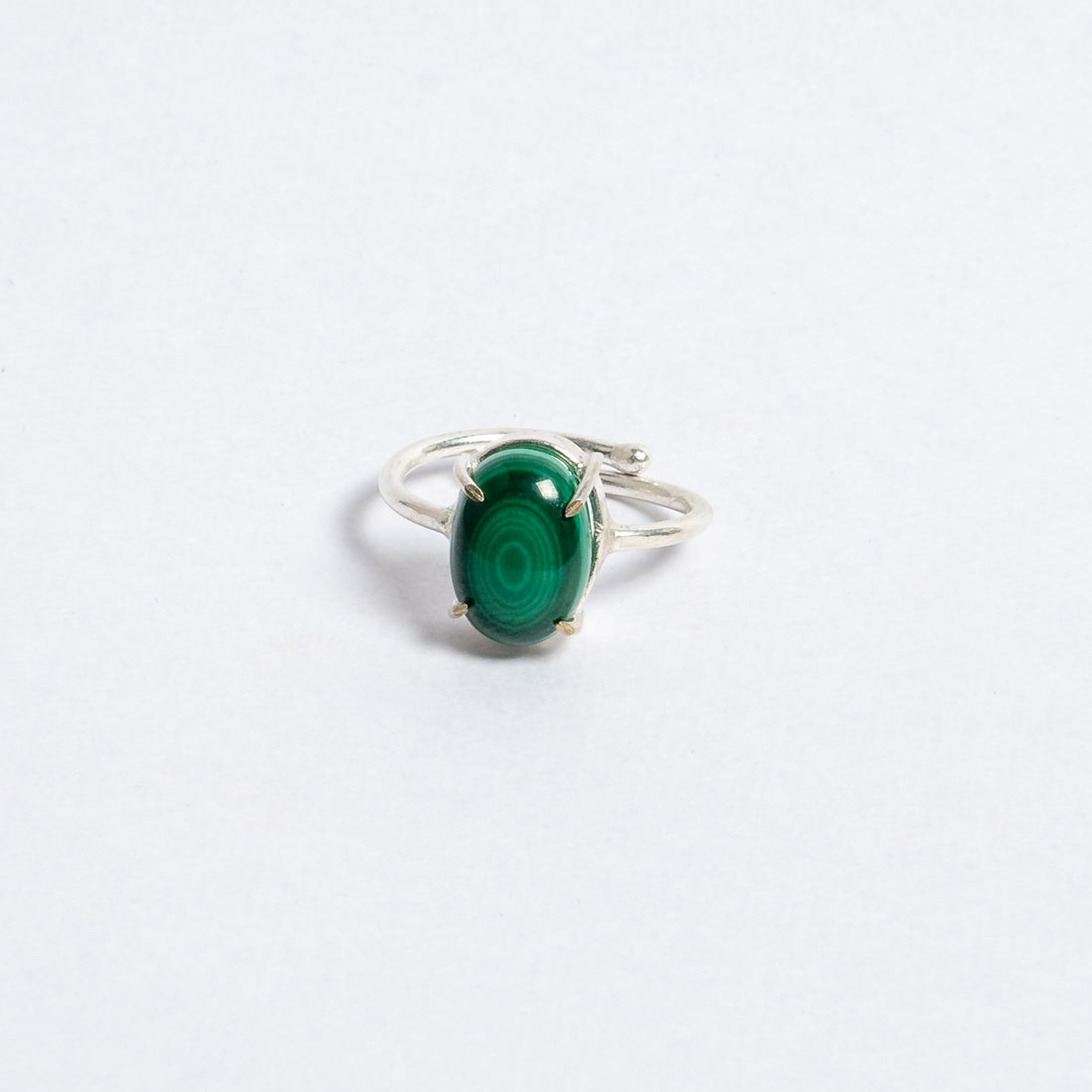 Natural Malachite Ring | Green Gemstone Ring for Transformation & Abundance