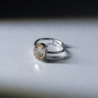 Natural Crystal Gemstone Ring Collection | Healing Stone Rings for Wealth Love Protection Balance & Positive Energy | Amethyst Citrine Pyrite Aventurine Tourmaline & More