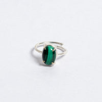 Natural Malachite Ring | Green Gemstone Ring for Transformation & Abundance