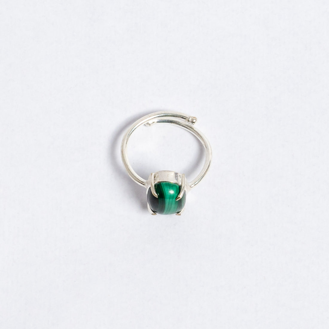 Natural Malachite Ring | Green Gemstone Ring for Transformation & Abundance