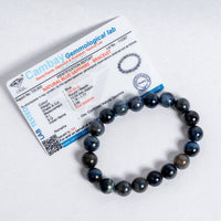 Blue Sapphire Bracelet | Natural Neelam Stone Bracelet for Focus Prosperity & Positive Energy
