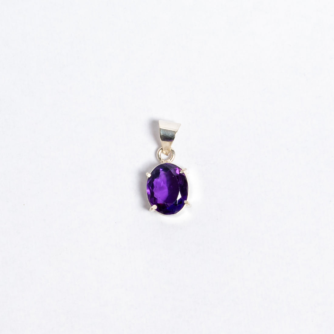 Amethyst Pendant | Natural Purple Crystal Necklace for Calm Energy Wisdom & Positive Vibes | Gemstone Jewellery for Meditation & Everyday Wear