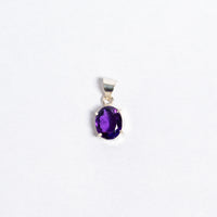 Amethyst Pendant | Natural Purple Crystal Necklace for Calm Energy Wisdom & Positive Vibes | Gemstone Jewellery for Meditation & Everyday Wear