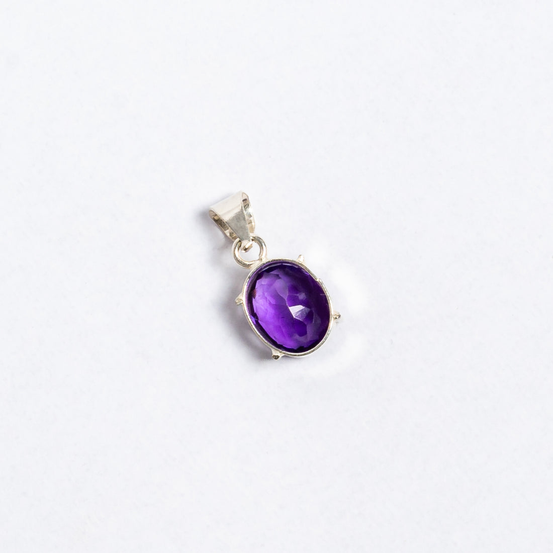 Amethyst Pendant | Natural Purple Crystal Necklace for Calm Energy Wisdom & Positive Vibes | Gemstone Jewellery for Meditation & Everyday Wear