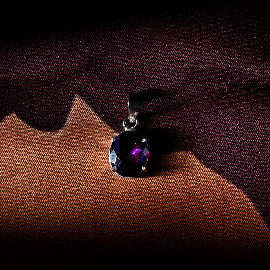 Amethyst Pendant | Natural Purple Crystal Necklace for Calm Energy Wisdom & Positive Vibes | Gemstone Jewellery for Meditation & Everyday Wear
