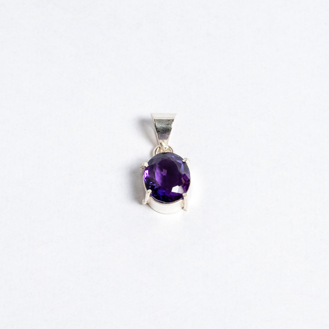 Amethyst Pendant | Natural Purple Crystal Necklace for Calm Energy Wisdom & Positive Vibes | Gemstone Jewellery for Meditation & Everyday Wear