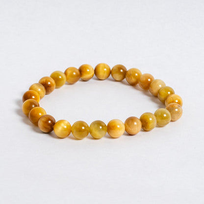 Yellow Cat’s Eye Bracelet | Natural Lehsunia Vaiduryam Gemstone Bracelet | Protection Wealth Focus & Positive Energy Jewellery