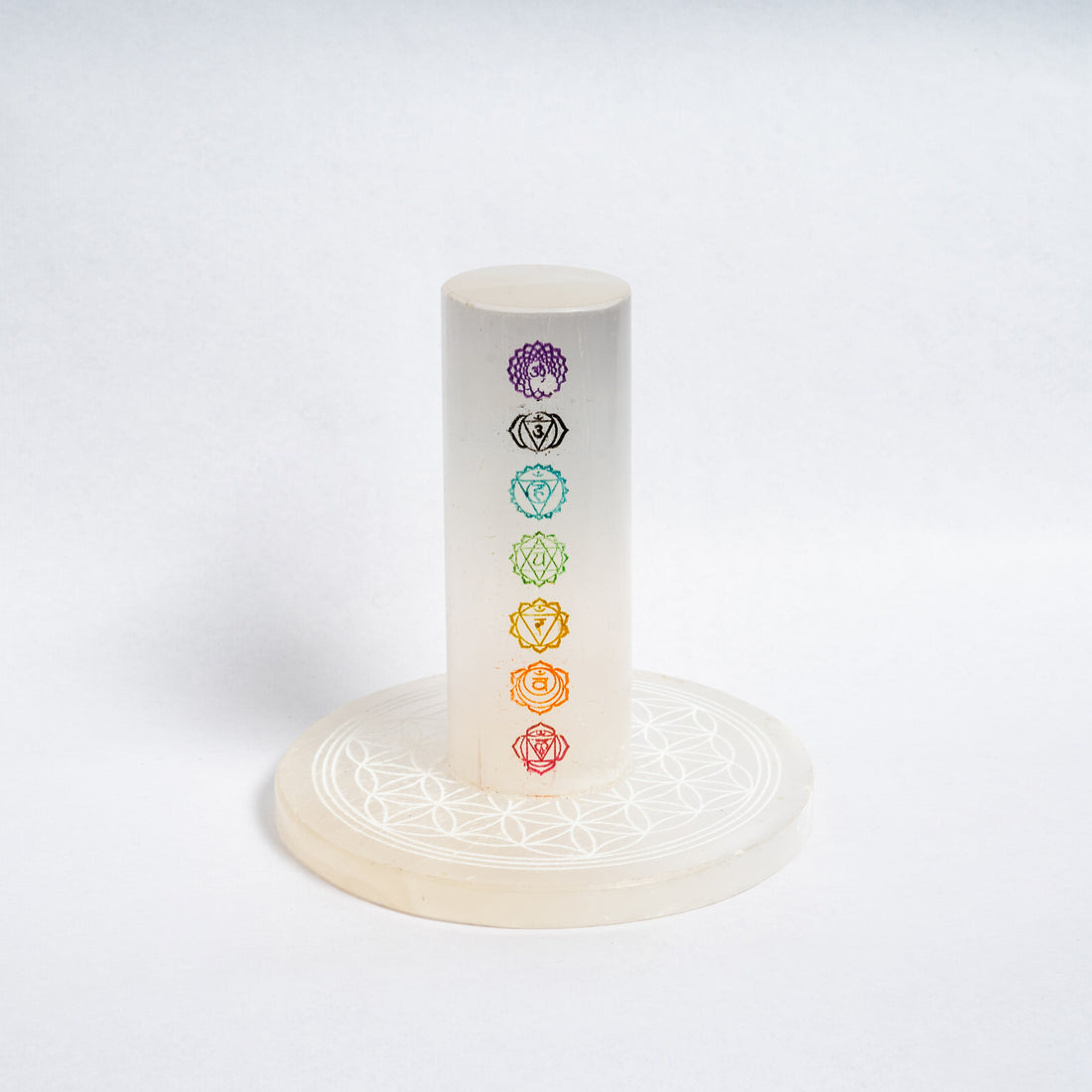 Selenite Crystal Stand for Bracelets, Rings & Gemstones | Crystal Cleansing & Recharging Display Holder | Decorative Spiritual Jewelry Organizer for Home & Meditation Space