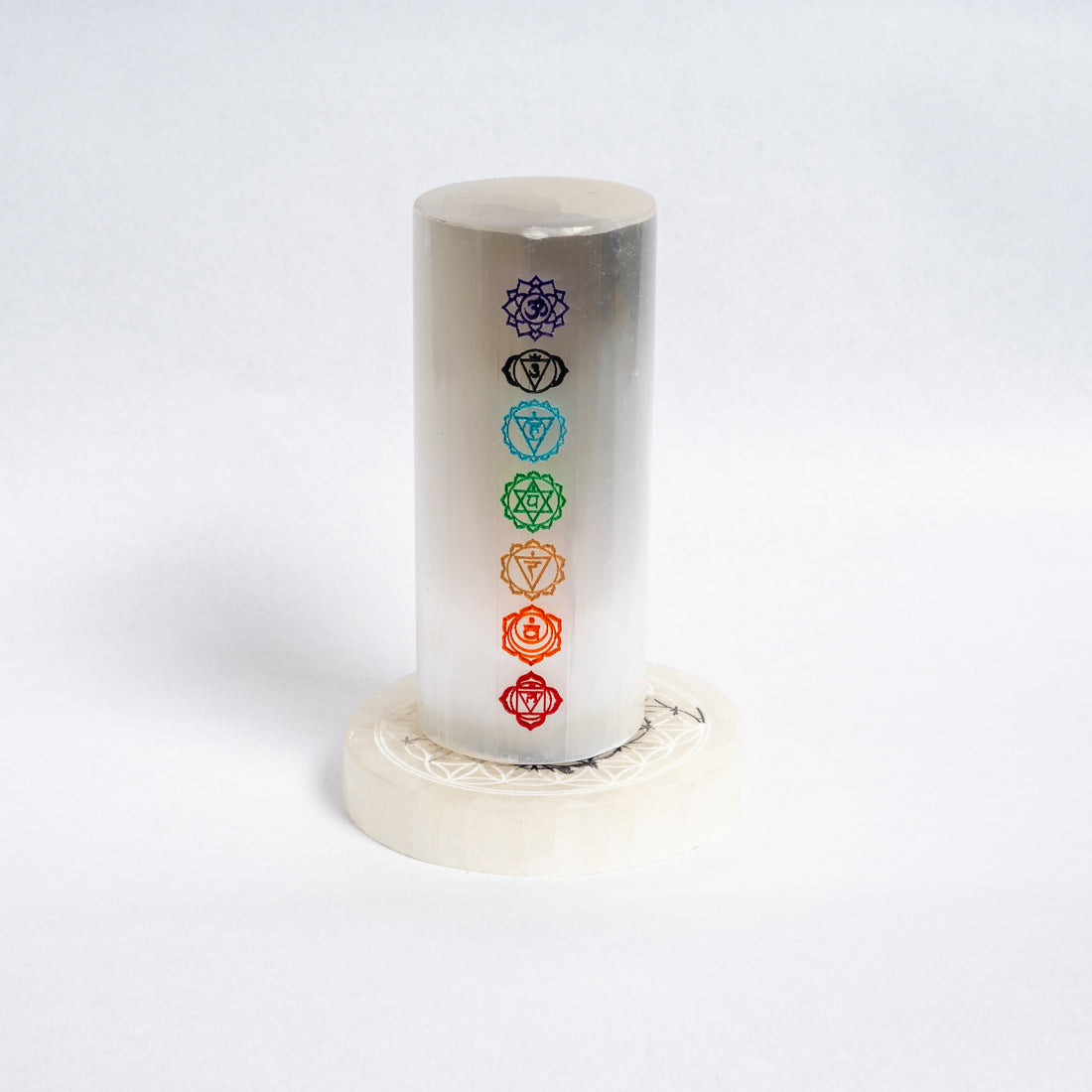 Selenite Crystal Stand for Bracelets, Rings & Gemstones | Crystal Cleansing & Recharging Display Holder | Decorative Spiritual Jewelry Organizer for Home & Meditation Space