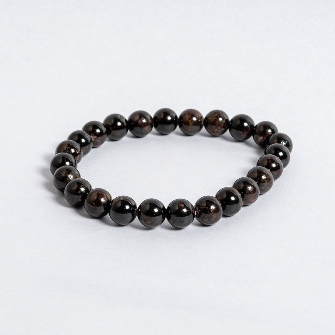 Garnet Bracelet | Natural Garnet Crystal Bead Bracelet | Energy Vitality Confidence Grounding & Positive Aura Gemstone Jewellery