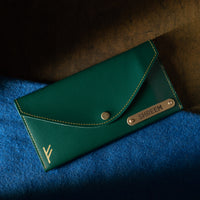 Zibu & Fehu Symbol Wealth Attraction Wallet | Sacred Geometry Prosperity Wallet for Men & Women