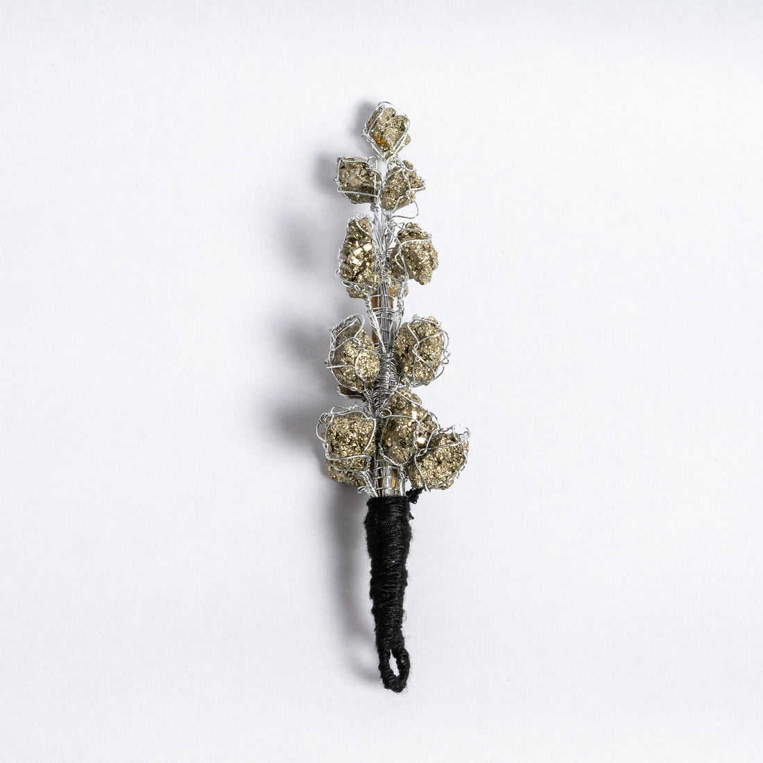 Natural Pyrite Door Hanging | Golden Wealth & Prosperity Decor | Vastu Feng Shui Entrance Charm | Positive Energy & Good Luck Symbol