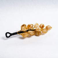 Citrine Crystal Hanging | Natural Citrine Stone Suncatcher for Home & Office Decor | Feng Shui Crystal Charm