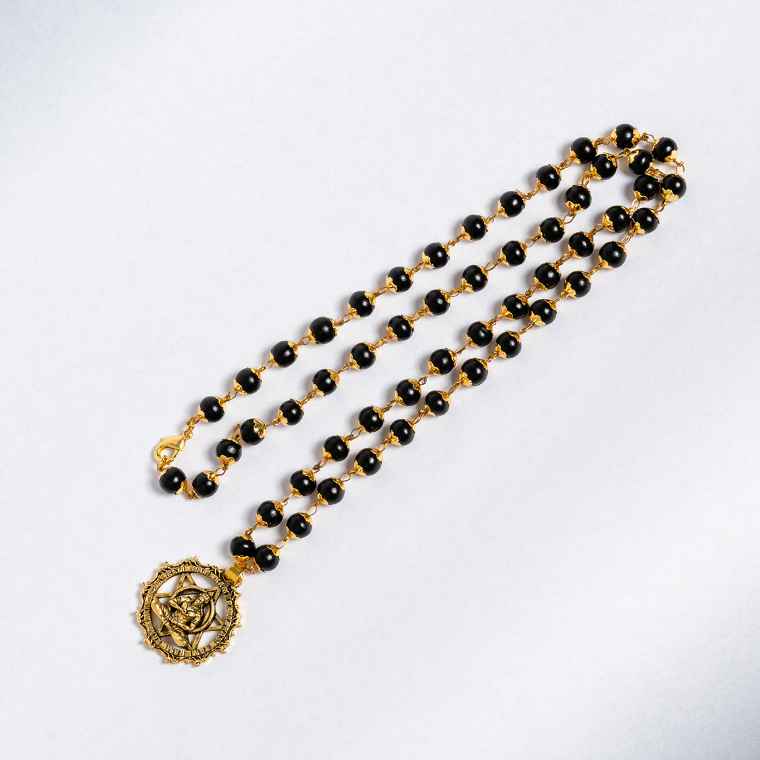 Hanumanji Karungali Mala | Genuine Ebony Wood Beads with Lord Hanuman Pendant | Spiritual Devotional Necklace