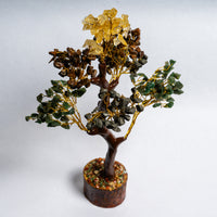 Authentic Crystal Gemstone Tree | Real Natural Stone Money Tree Decor | Handmade Home & Office Decoration