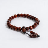 Red Sandalwood Bracelet | Natural Lal Chandan Bead Bracelet | Meditation Focus Protection Energy & Spiritual Wellness Jewellery