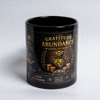 Gratitude Abundance Mug | Money Affirmation Ceramic Coffee Cup