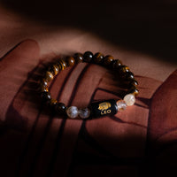 Zodiac Crystal Bracelet Collection | Natural Stone Astrology Bracelet for Men & Women | Personalized Zodiac Sign Charm Bracelet