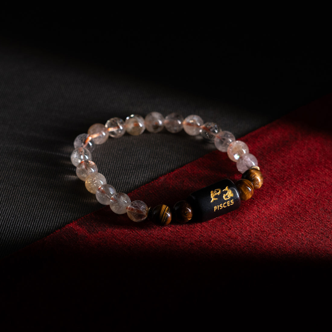 Zodiac Crystal Bracelet Collection | Natural Stone Astrology Bracelet for Men & Women | Personalized Zodiac Sign Charm Bracelet
