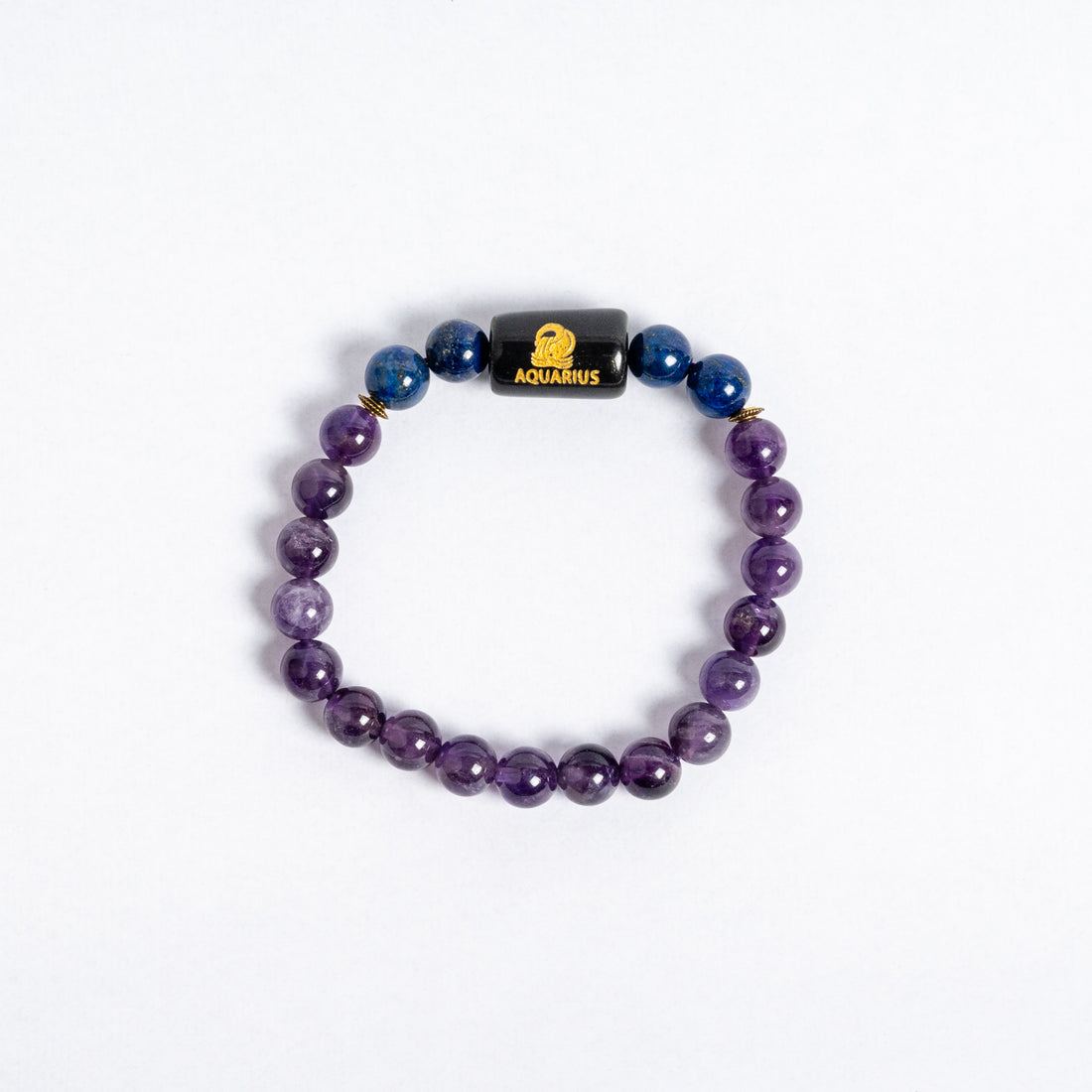 Zodiac Crystal Bracelet Collection | Natural Stone Astrology Bracelet for Men & Women | Personalized Zodiac Sign Charm Bracelet