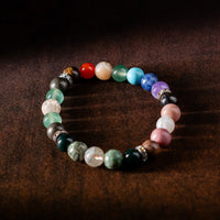 7 Chakra Healing Gemstone Bracelet | Multi Gemstone Crystal Bracelet for Balance & Energy