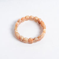 Natural Sunstone Bracelet | Faceted Crystal Bead Bracelet for Confidence Energy Balance Positivity & Spiritual Wellness