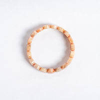 Natural Sunstone Bracelet | Faceted Crystal Bead Bracelet for Confidence Energy Balance Positivity & Spiritual Wellness