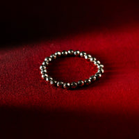 Diamond Cut Pyrite Bracelet | Natural Golden Pyrite Stone Bracelet for Prosperity Meditation & Positive Energy