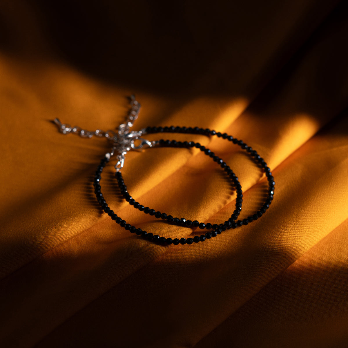 Tourmaline Anklet | Natural Crystal Gemstone Anklet with German Silver Alloy | Grounding Protection Energy Balance & Positive Vibes Jewellery
