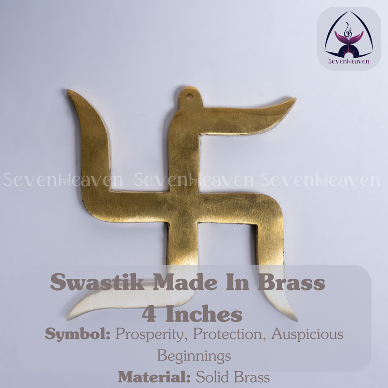4 inches SWASTIK MADE IN BRASS
