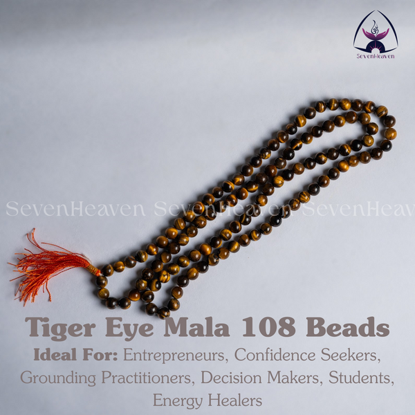 Tiger Eye Mala 108 Beads