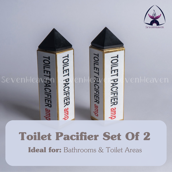 Toilet Pacifier Set of 2