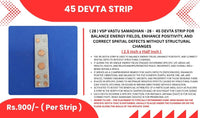 SevenHeaven 45 Devta Strip for Vastu | Directional Energy Balance & Protection Plate