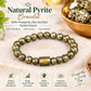 Pyrite Bracelet & Dhanyog Pyramid Combo | Wealth, Prosperity & Positive Energy | FREE Triple Protection Bracelet