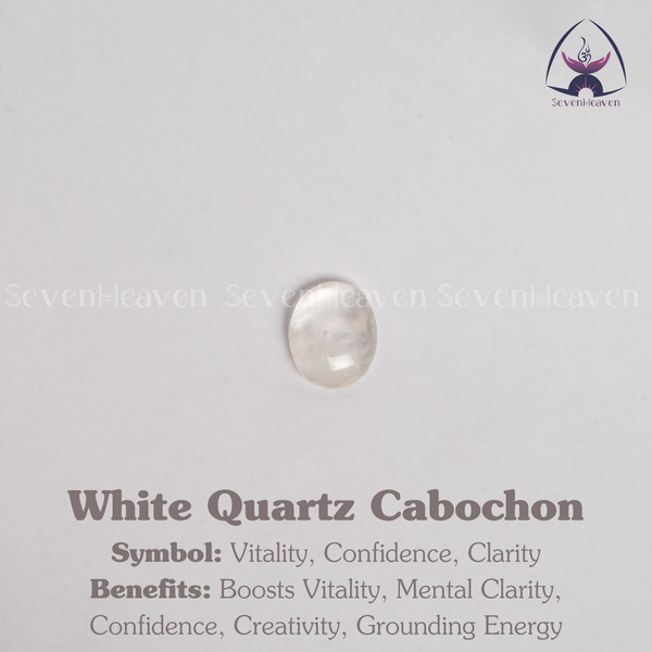 White Quartz Cabochon