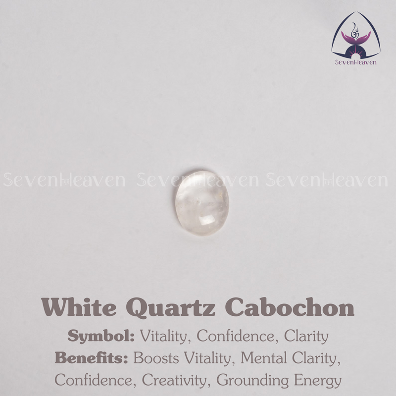 White Quartz Cabochon