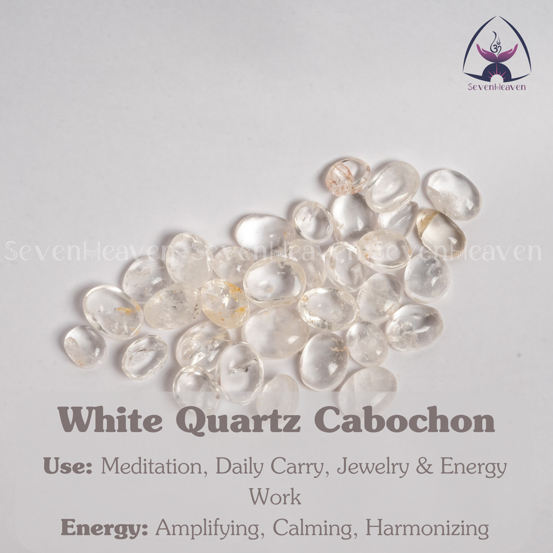 White Quartz Cabochon