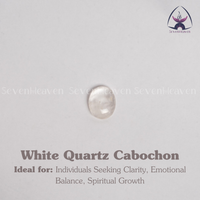 White Quartz Cabochon