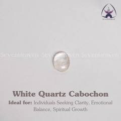 White Quartz Cabochon