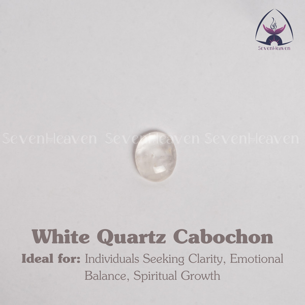 White Quartz Cabochon