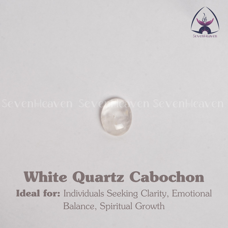 White Quartz Cabochon