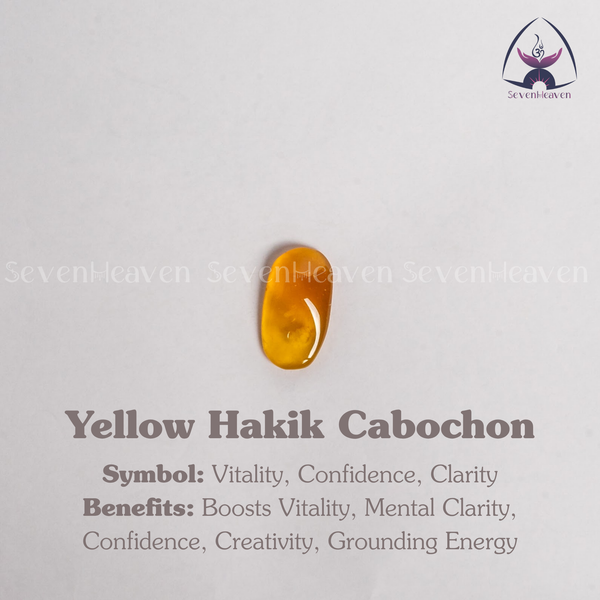 Yellow Hakik Cabochon